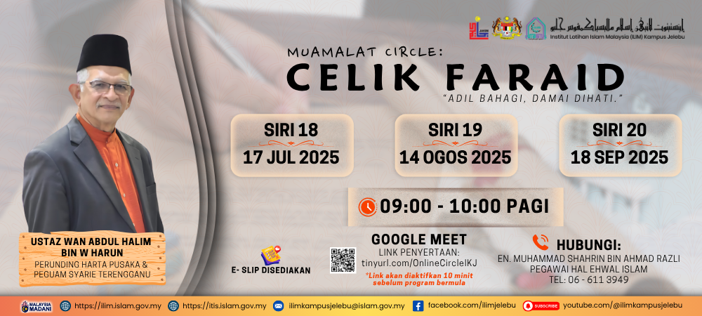 3rd Quarter - Muamalat Circle Celik Faraid