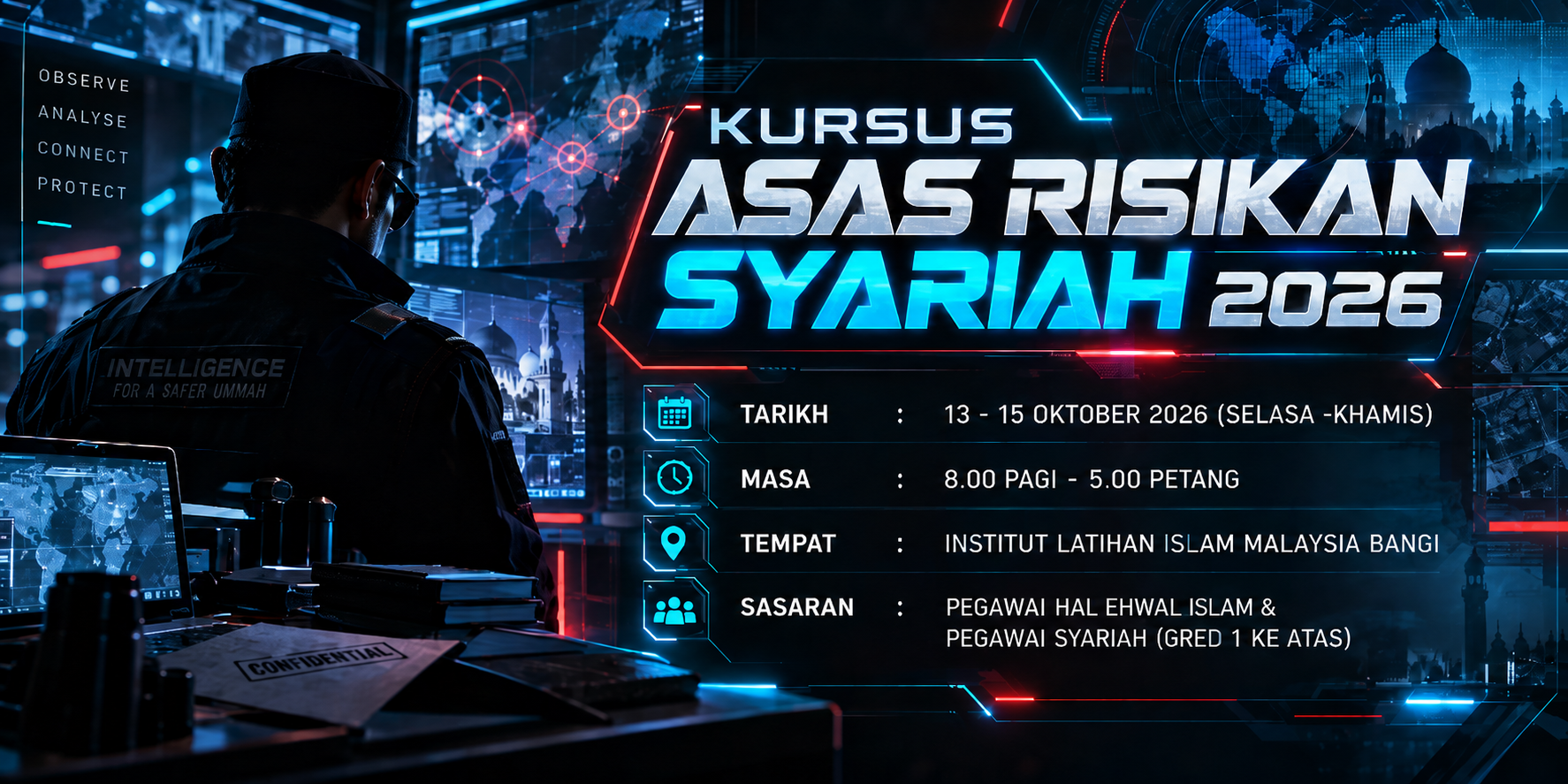 Kursus Asas Risikan Syariah 13-15 Okt 2026