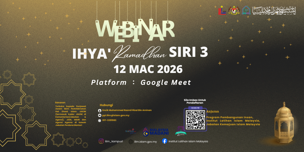 Webinar Ihya' Ramadhan Siri 3 12 Mac 2026